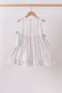 Bow Floral Applique Dress