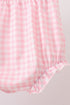 Pink Floral Applique Bow Bloomer Set
