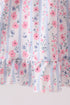 Pink Floral Bow Applique Bow Dress