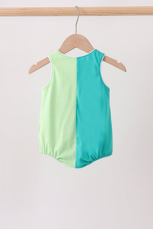 Blue Colorblock Bubble