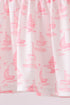 Pink Sailboat Embroidered Bloomer Set