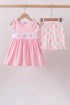 Pink Sailboat Embroidered Set