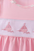 Pink Sailboat Embroidered Set