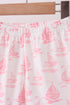 Pink Sailboat Embroidered Set