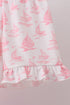 Pink Sailboat Embroidered Set