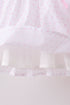 Pink Bow Smocked Swiss Dot Shorts Set