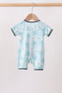 Blue Turtle Bamboo Romper