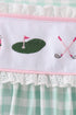Green Golf Embroidered Dress