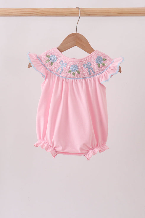 pink-hydrangea-bow-smocked-bubble-abby-evie-sophias-stylebaby-1
