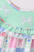 green-bow-embroidered-checkered-dress-abby-evie-sophias-style-2