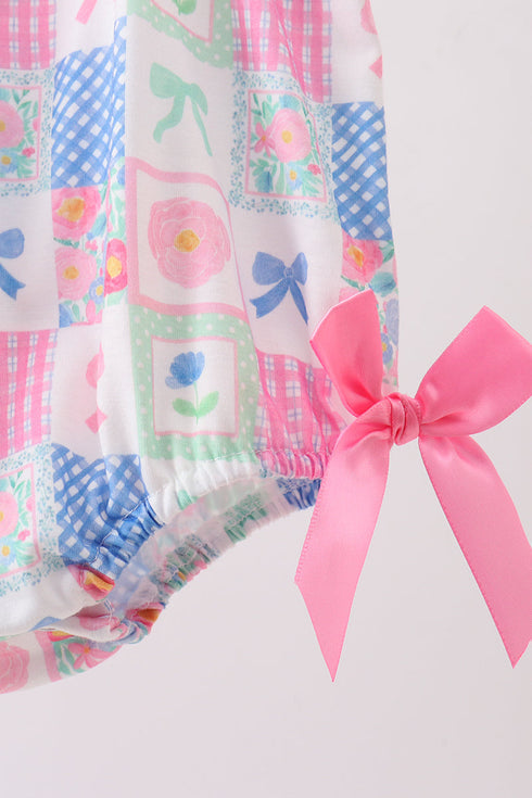 green-bow-embroidered-checkered-bubble-abby-evie-sophias-style-3