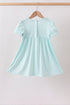 Blue Apple Smocked Dress