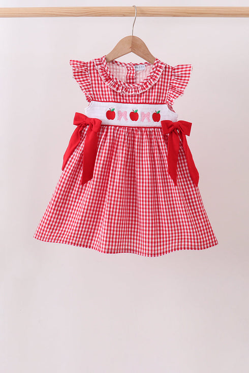red-apple-bow-smocked-gingham-dress-abby-evie-sophias-styleDress-1