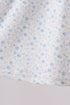 Blue Floral Embroidered Bloomer Set