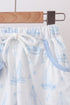 Blue Sailboat Shorts Set