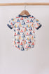 Blue Sailboat Smocked Bubble
