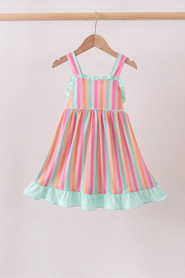 Rainbow Stripe Dress