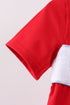 Red School Bus Smocked top