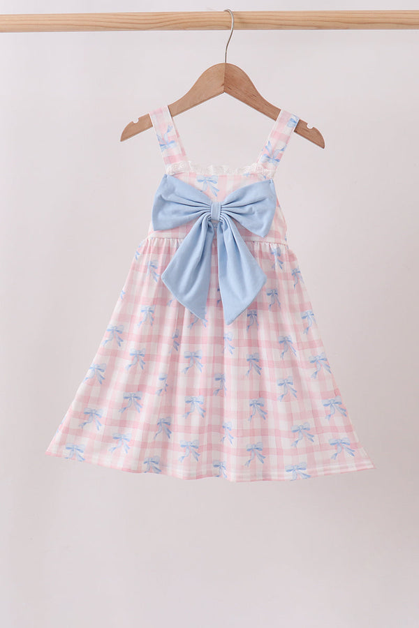 pink-gingham-bow-print-dress-abby-evie-sophias-styleDress-1