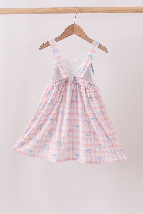 pink-gingham-bow-print-dress-abby-evie-sophias-style-2