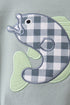 Green Fish Applique Bubble