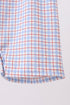 Blue Apple Embroidered Plaid Jon Jon