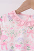 Pink floral jogger set