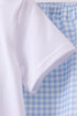 Blue Pumpkin Embroidered Gingham Shorts Set