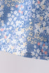 Blue Floral Print Ruffle Pants Set