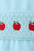 Blue Apple Smocked Top