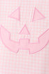 Pink Jack-O-Lantern Applique Ruffle Shorts Set