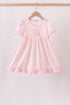 Pink Jack-O-Lantern Applique Dress