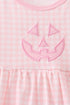 Pink Jack-O-Lantern Applique Dress