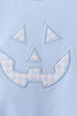 Blue Jack-O-Lantern Applique Romper