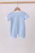 Blue Jack-O-Lantern Applique Romper