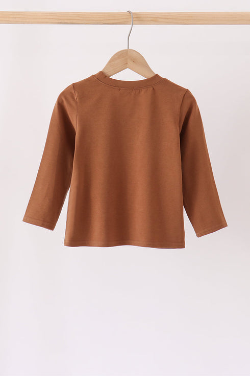 brown-football-french-knot-top-sophias-style-5