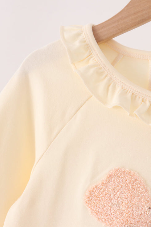 cream-football-french-knot-ruffle-dress-sophias-style-4