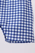 Navy Apple Embroidered Gingham Jon Jon