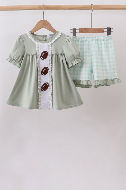 green-football-french-knot-gingham-ruffle-shorts-set-abby-evie-sophias-styleSet-1