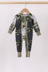 Camo Deer Bamboo Zip Romper