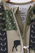 Camo Deer Bamboo Zip Romper