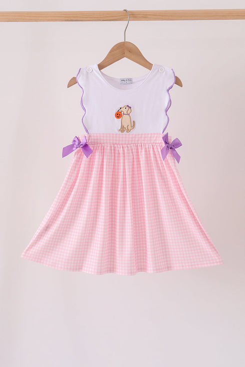 pink-puppy-pumpkin-applique-dress-sophias-styleDress-1