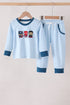 blue-character-embroidery-stripe-pants-set-sophias-styleSet-1