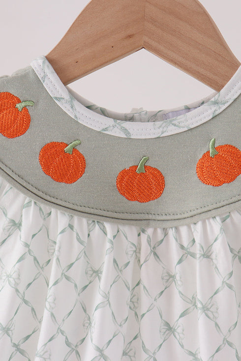 sage-pumpkin-embroidery-bow-ruffle-bubble-sophias-style-2
