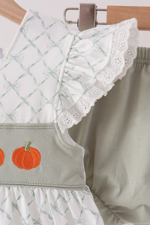 sage-pumpkin-embroidery-bow-ruffle-bloomer-set-sophias-style-2