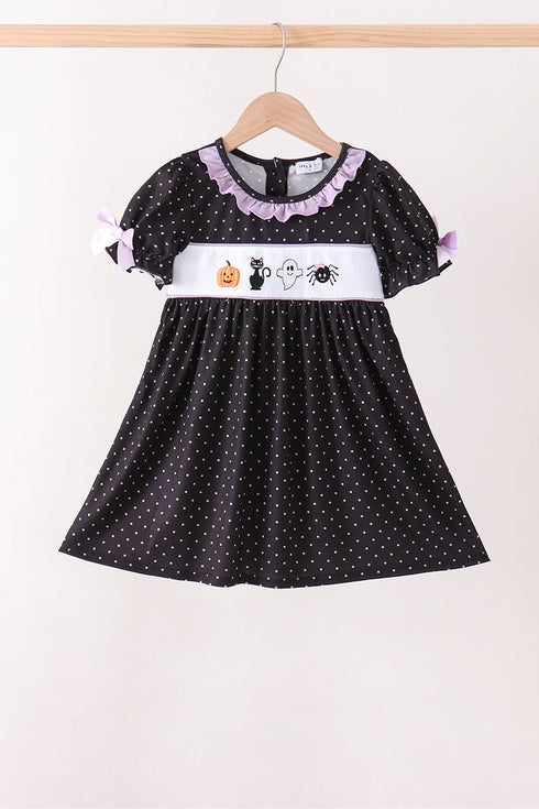 black-ghost-spider-embroidery-ruffle-dress-sophias-styleDress-1