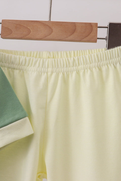 Sage smocked pants set