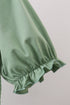 Sage smocked mom dress