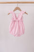 Pink Jack-O-Lantern Applique Ruffle Gingham Bubble