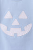Blue Jack-O-Lantern Applique Top
